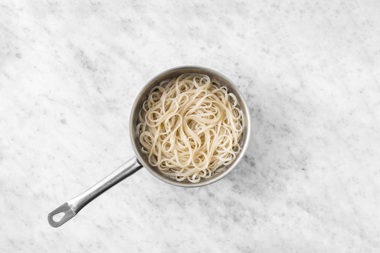 Cook the noodles