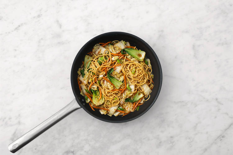 Cook the veggies & bring it all together