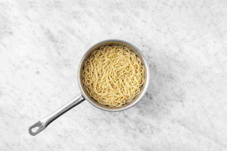 Cook the noodles
