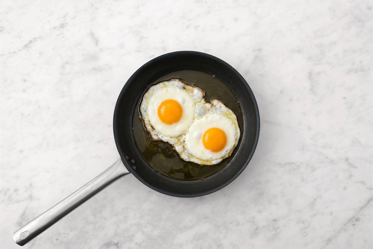 Fry the eggs