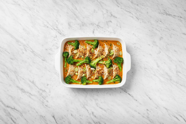 Bake the dumplings