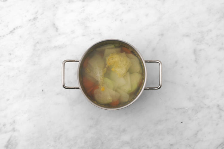 Gemüse kochen