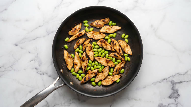 Cook Chicken & Edamame