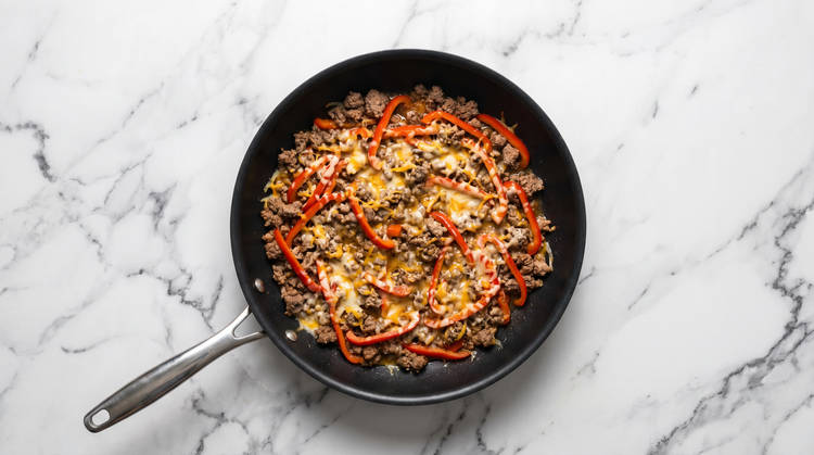 Cook Beef & Bell Pepper