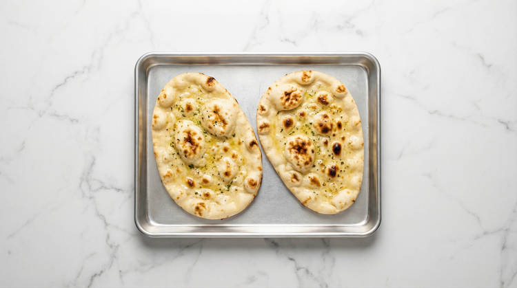 Make Garlic Naan