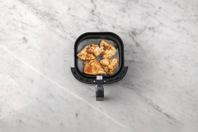 Cook the chicken
