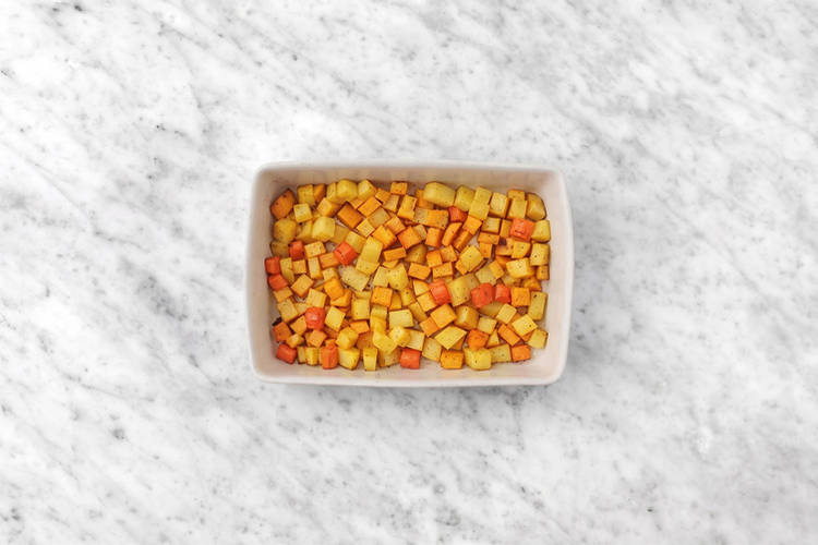 Roast the veggies