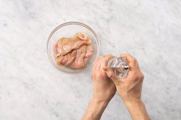 Flavour the salmon