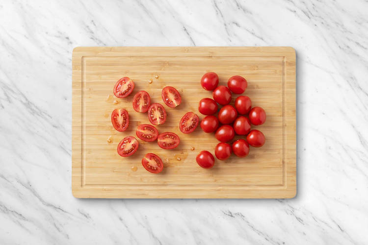 Prep the tomatoes