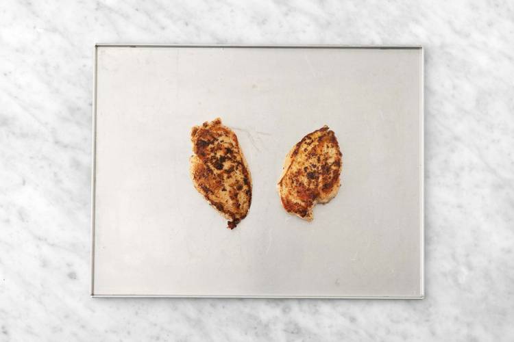 Cook chicken