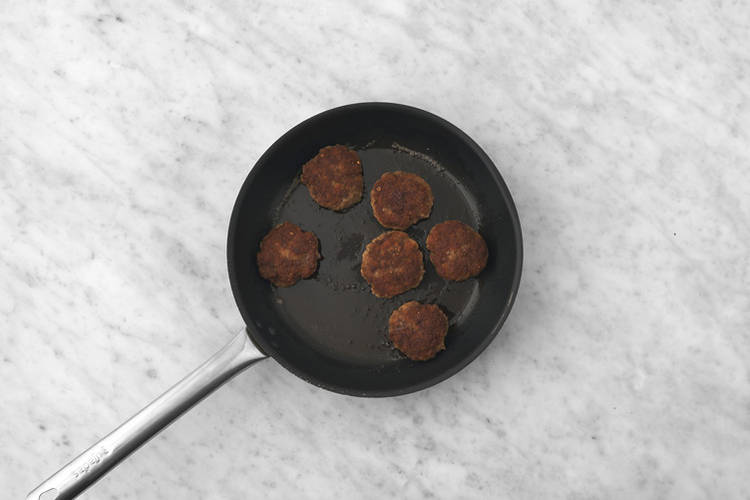Cook the rissoles