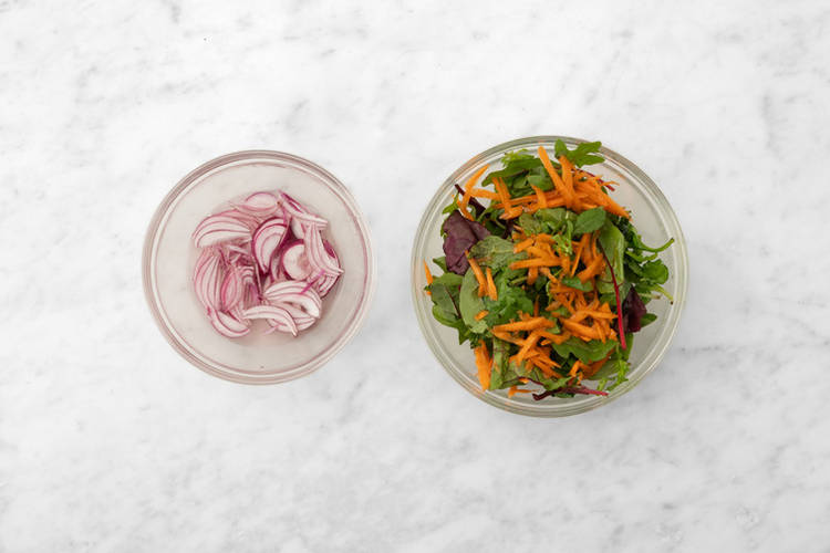 Prep the veggies