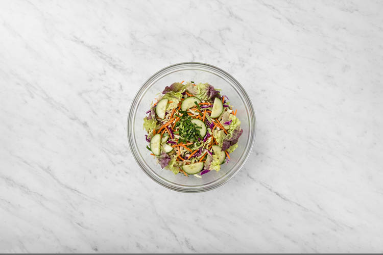 Assemble the slaw