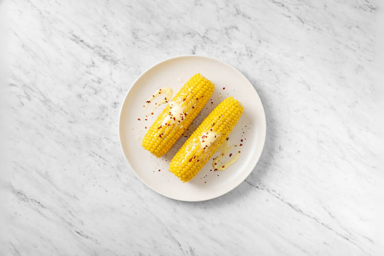 Steam the corn