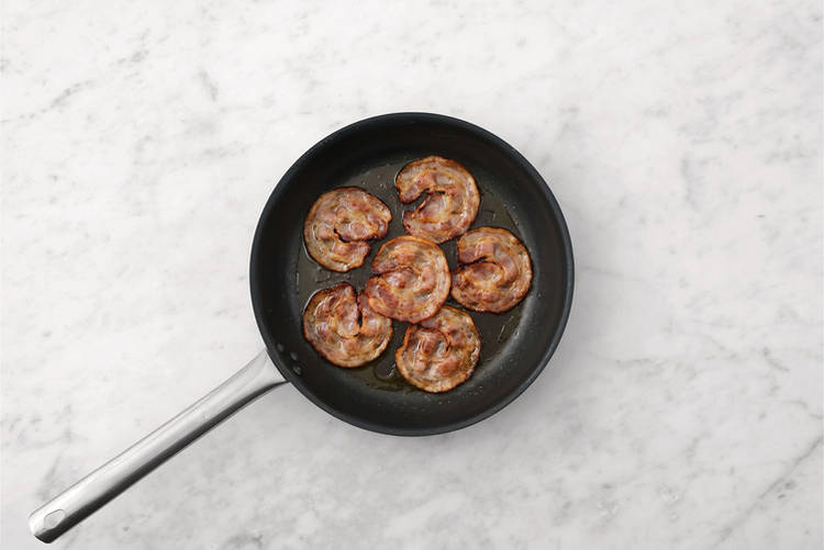 Cook the pancetta