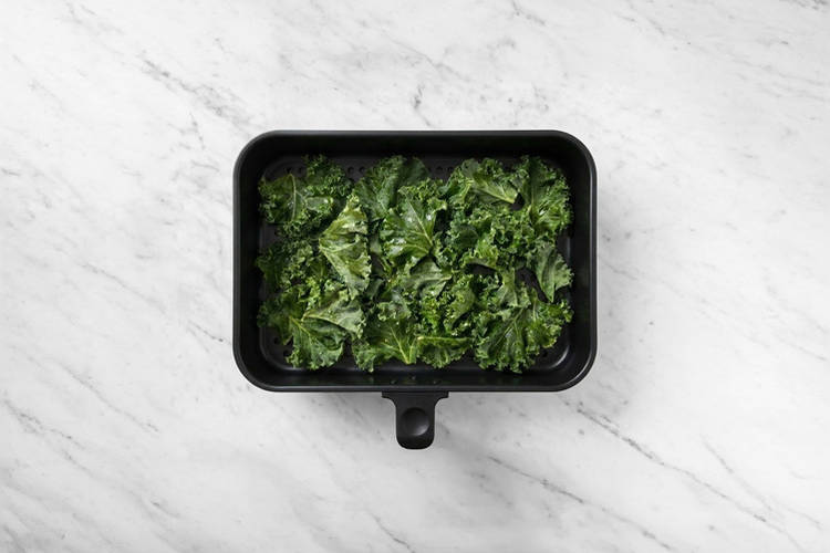 Prep & bake the kale