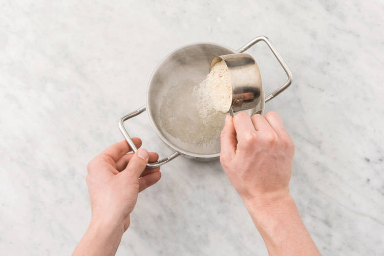 Cook the jasmine rice