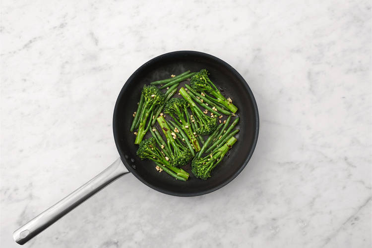 Cook the greens