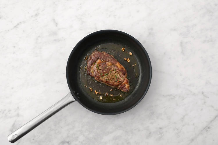 Cook the steak