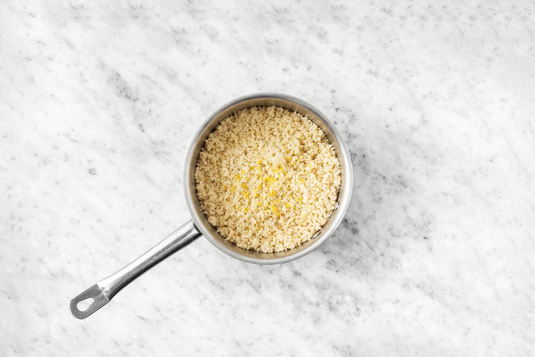 Cook the couscous