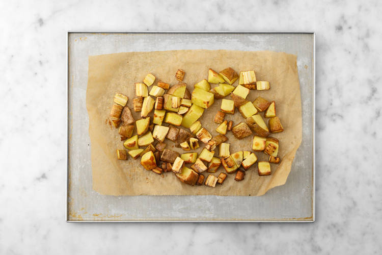 Roast the potatoes