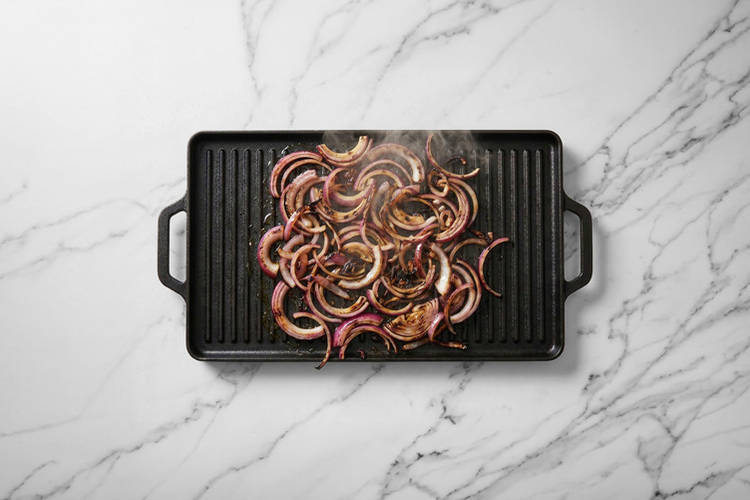 BBQ the onion