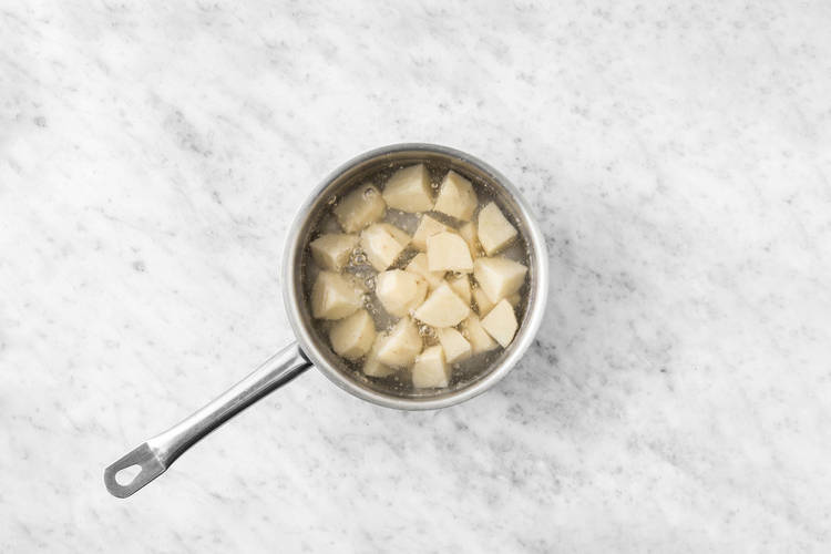Cook the potato