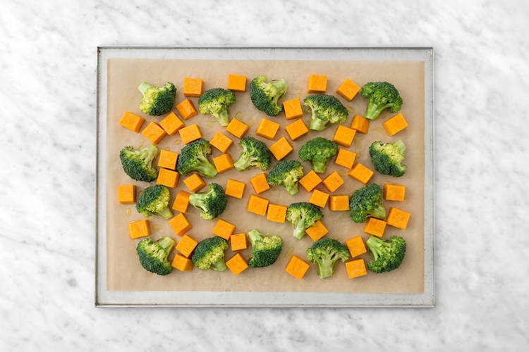 Roast the veggies