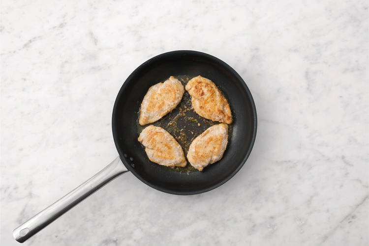Fry the chicken