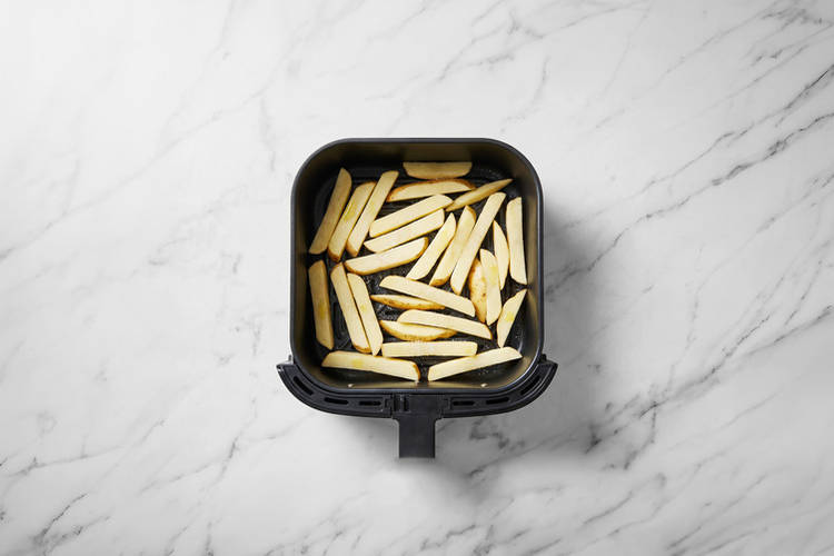 Bake the fries