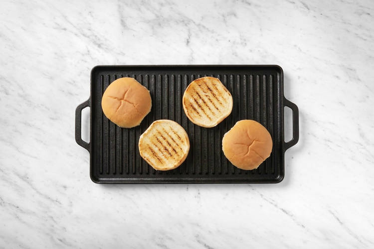 Grill the buns