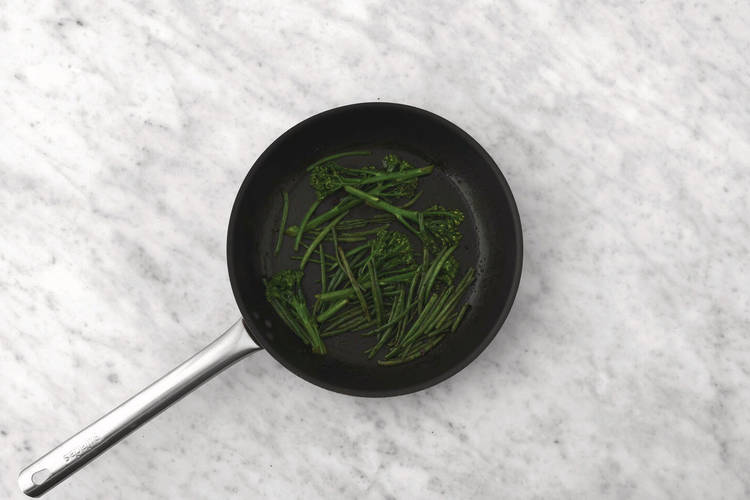 Cook the greens