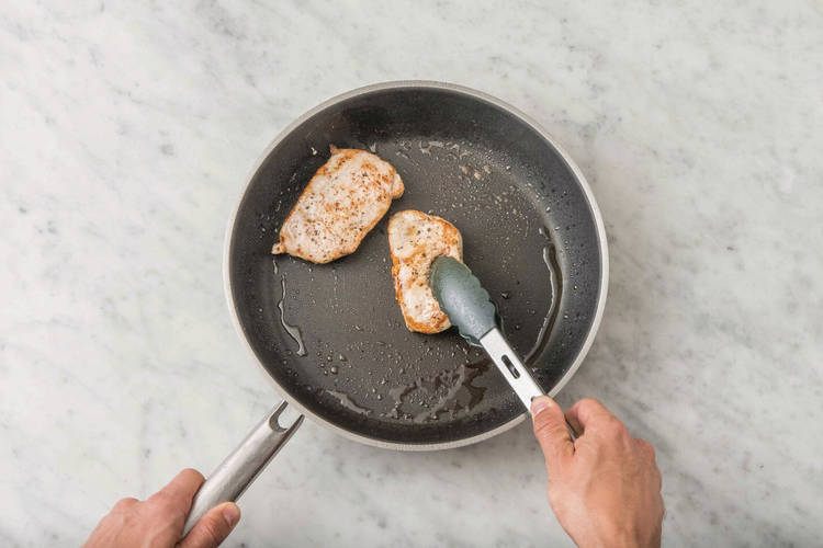 Cook the salmon