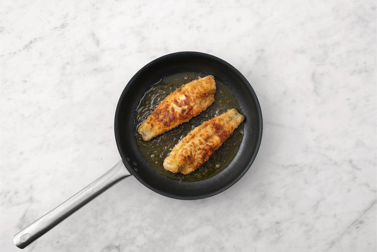 Cook the salmon