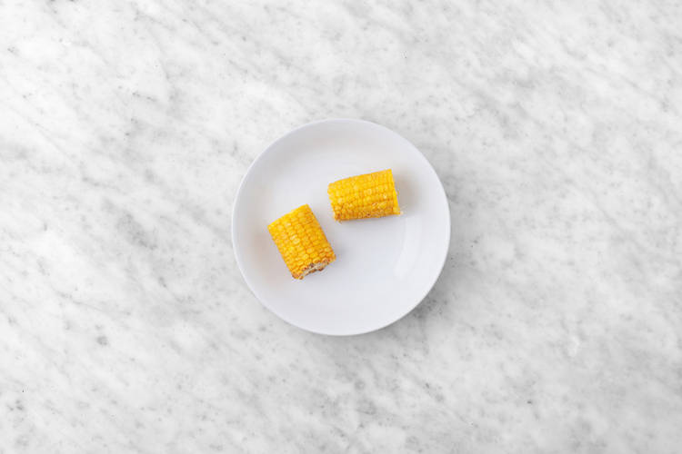 Steam the corn
