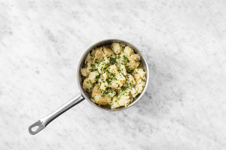 Cook the potatoes