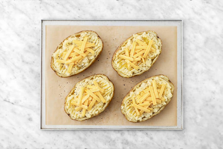 Finish the potatoes