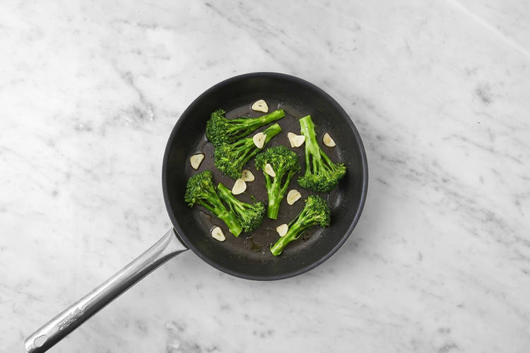 Cook the baby broccoli