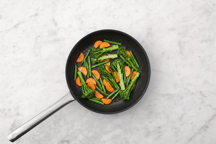 Get prepped & cook the veggies