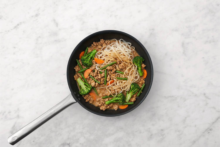 Cook the pork & bring it all together