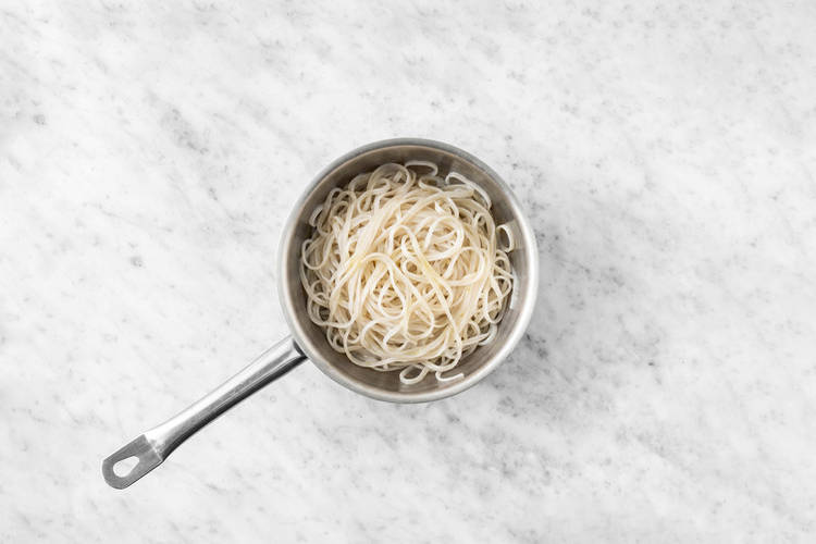 Cook the noodles