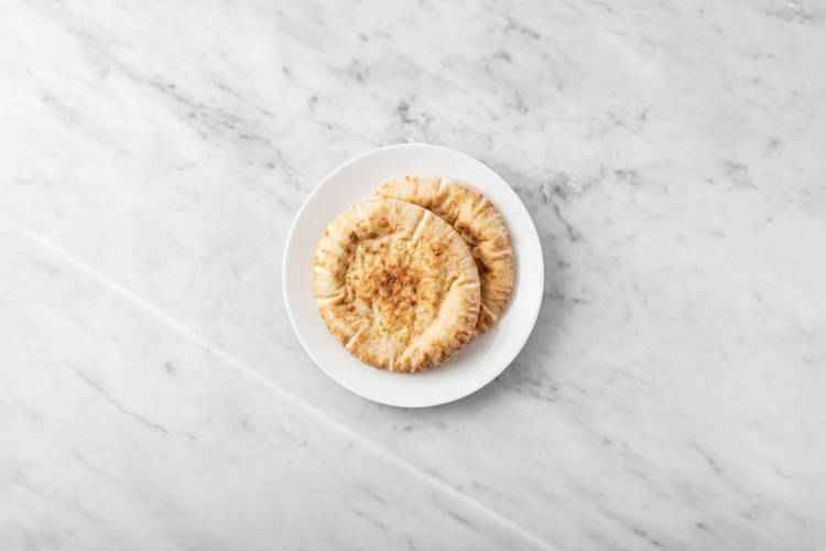 Heat the pita bread