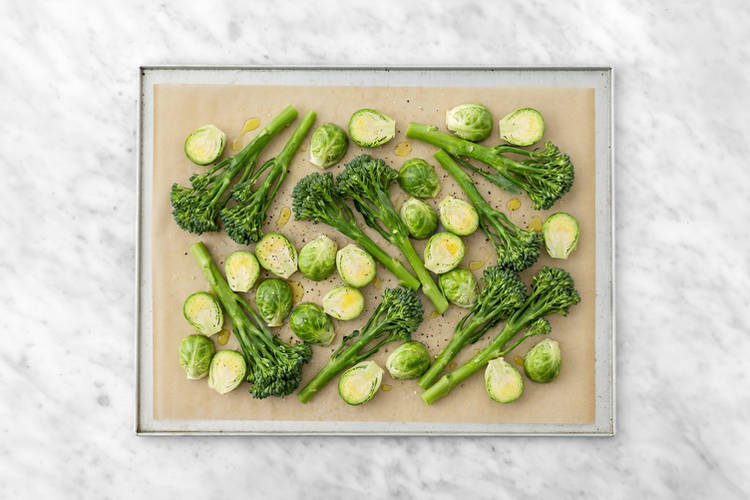 Roast the veggies