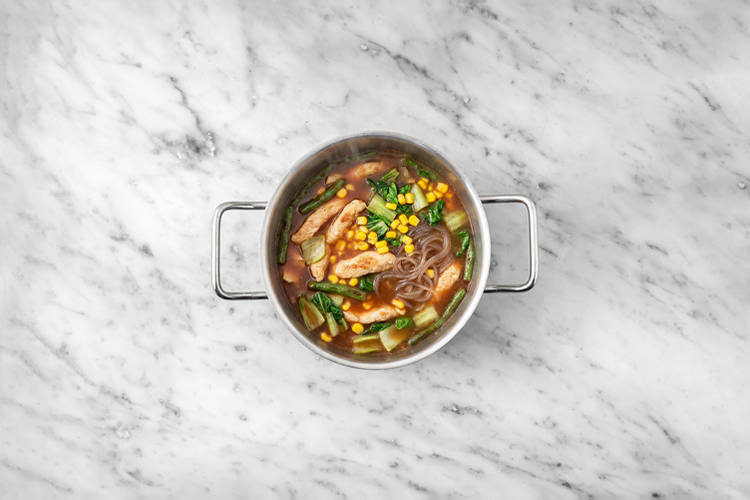 Finish the soup