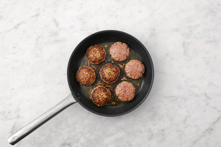 Cook the rissoles