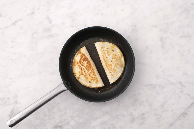 Cook the Quesadillas