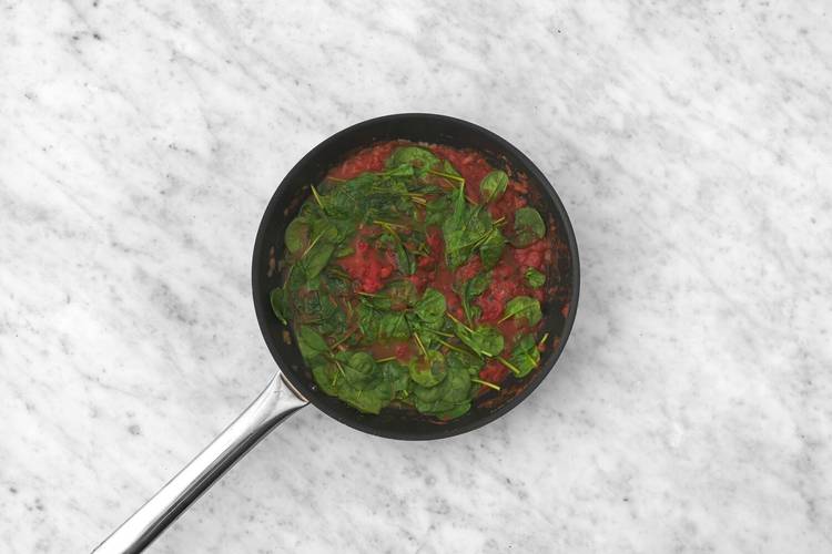 Add the Spinach