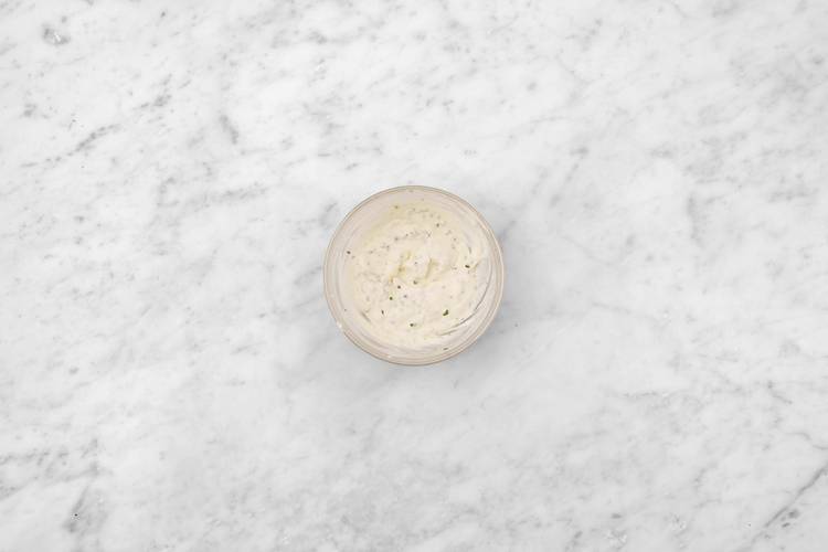 Prep and make applewood smoke ranch sauce