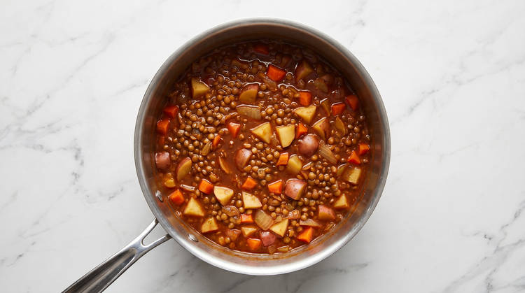 Finish Stewed Lentils