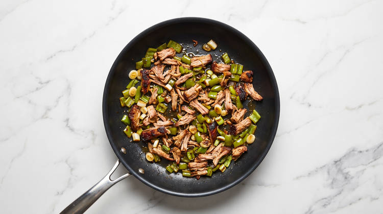 Cook Green Pepper & Pork